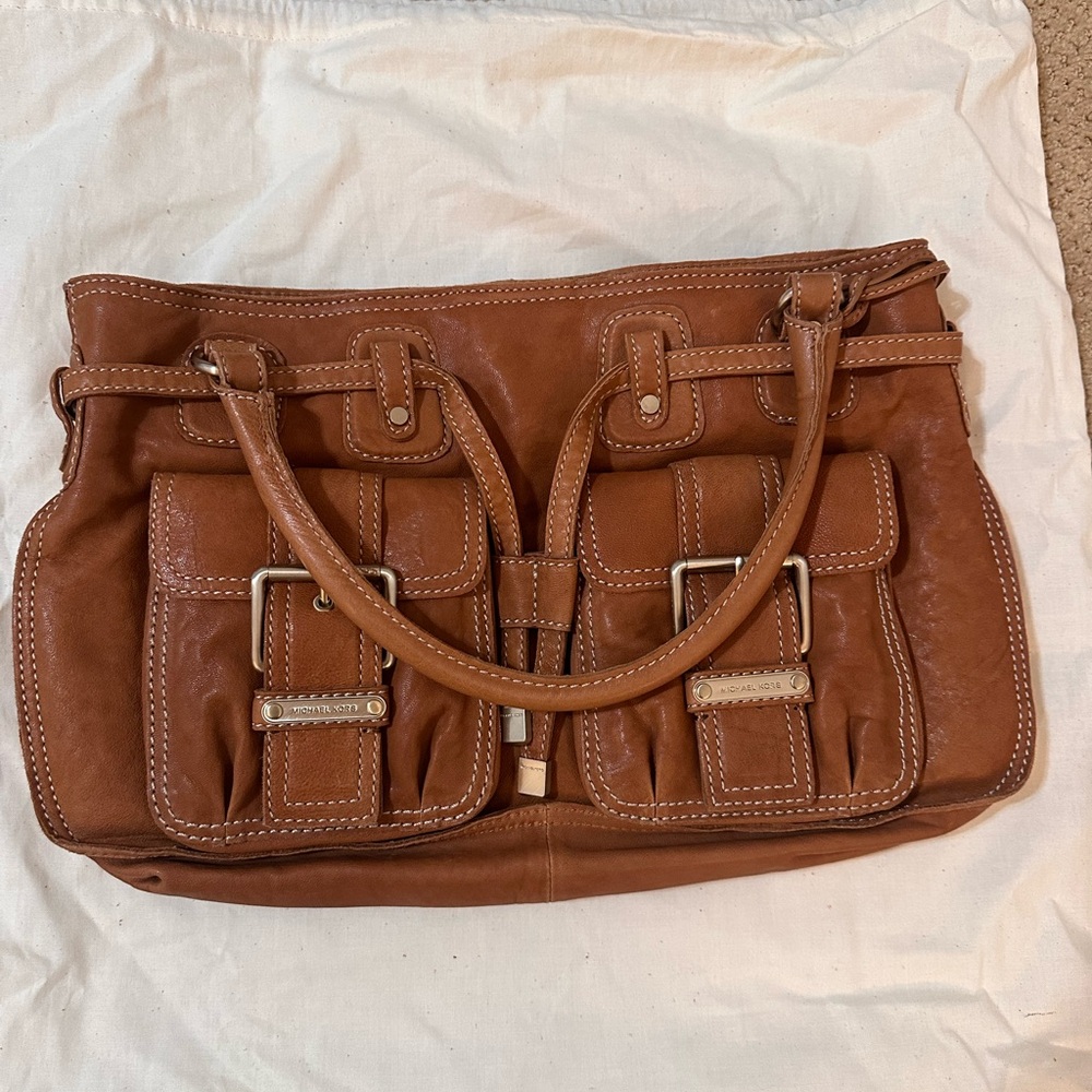 Michael Kors brand new Tan Leather Shoulder Bag
